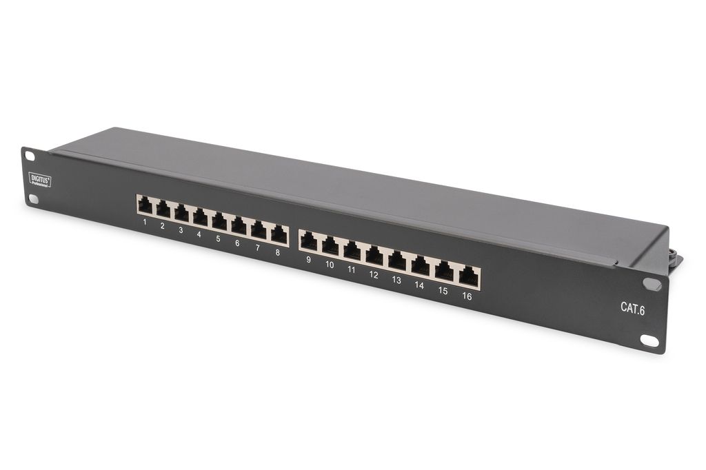 DIGITUS Professional DN-91616S-B - Patch panel - montáž do