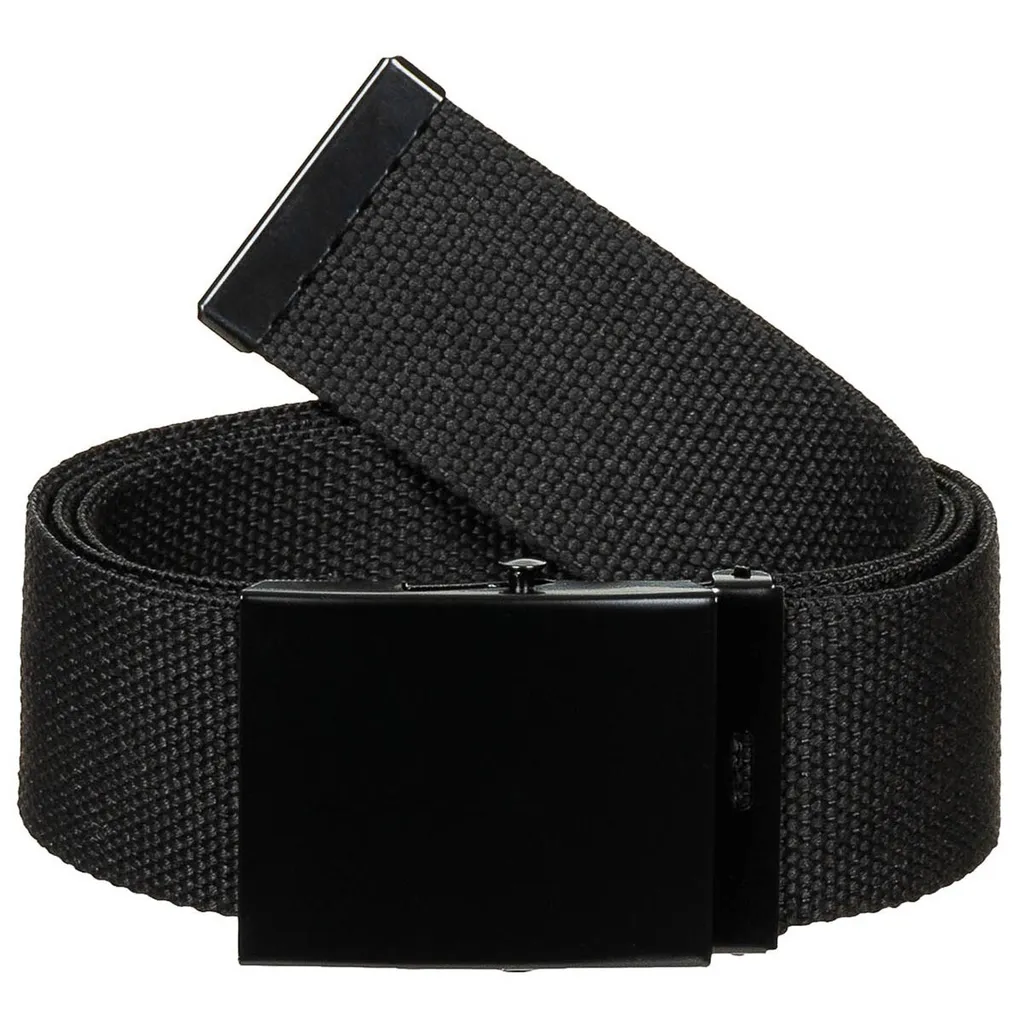 Cintura Tattica Nera 4.5 cm - Fibbia Militare a Scatola in Metallo