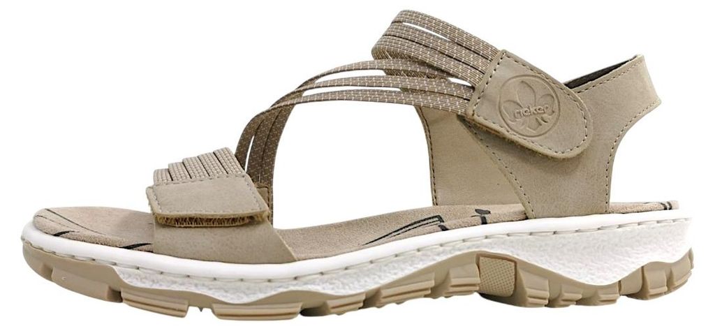 Rieker 6887162 688 Damenschuhe Sandalen Beige Freizeit Produktbild 