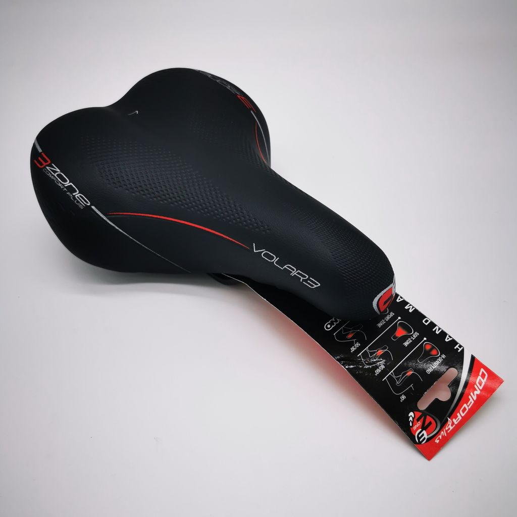 Sattel Selle Bassano Schwarz Volare L 3 Zonen Comfort Plus Produktbild 