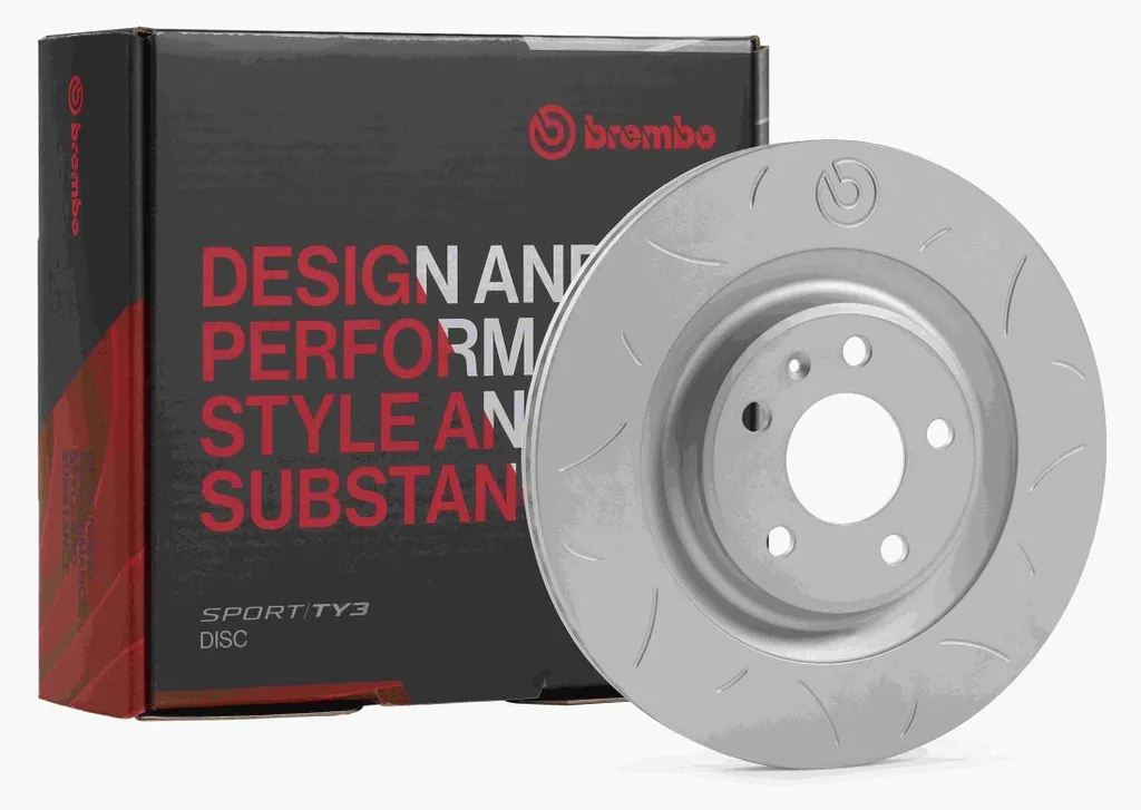 Disque de frein arrière rainuré pour MITSUBISHI Lancer VII 59.E114.53