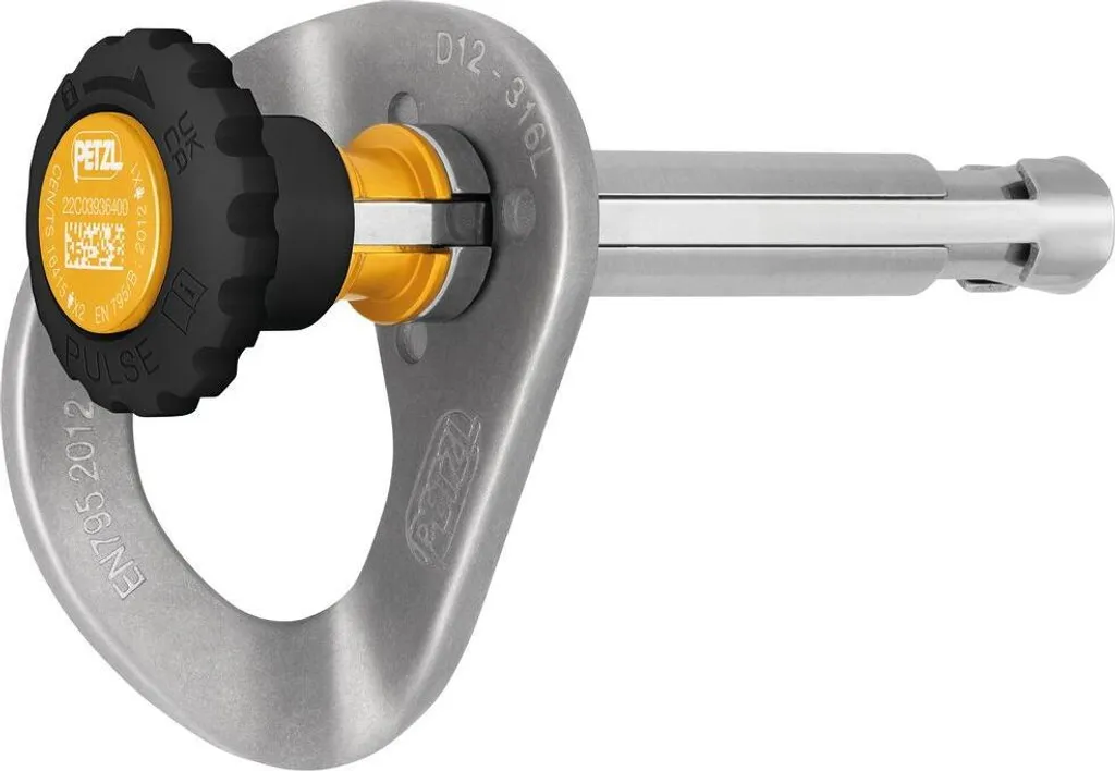 Amarrage amovible COEUR PULSE 12MM en acier inox pour escalade et pros