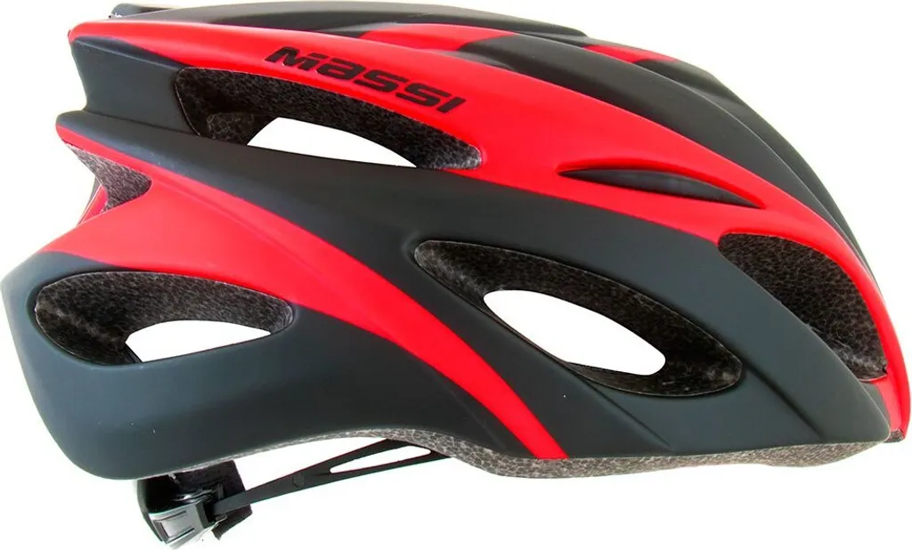 Casque Cyclisme Massi Comp Rouge M - Idéal pour vos Sorties et Courses