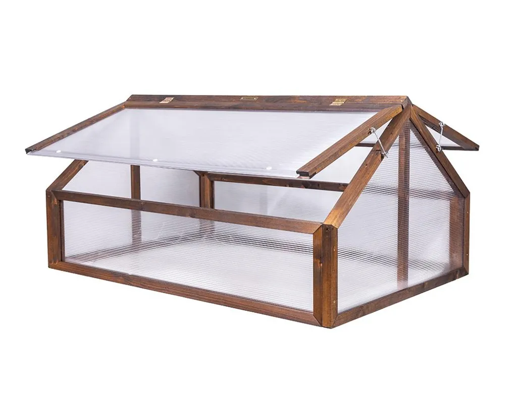 Cadre réfrigérant pour potager Greenspot bois de rose 120x80cm durable