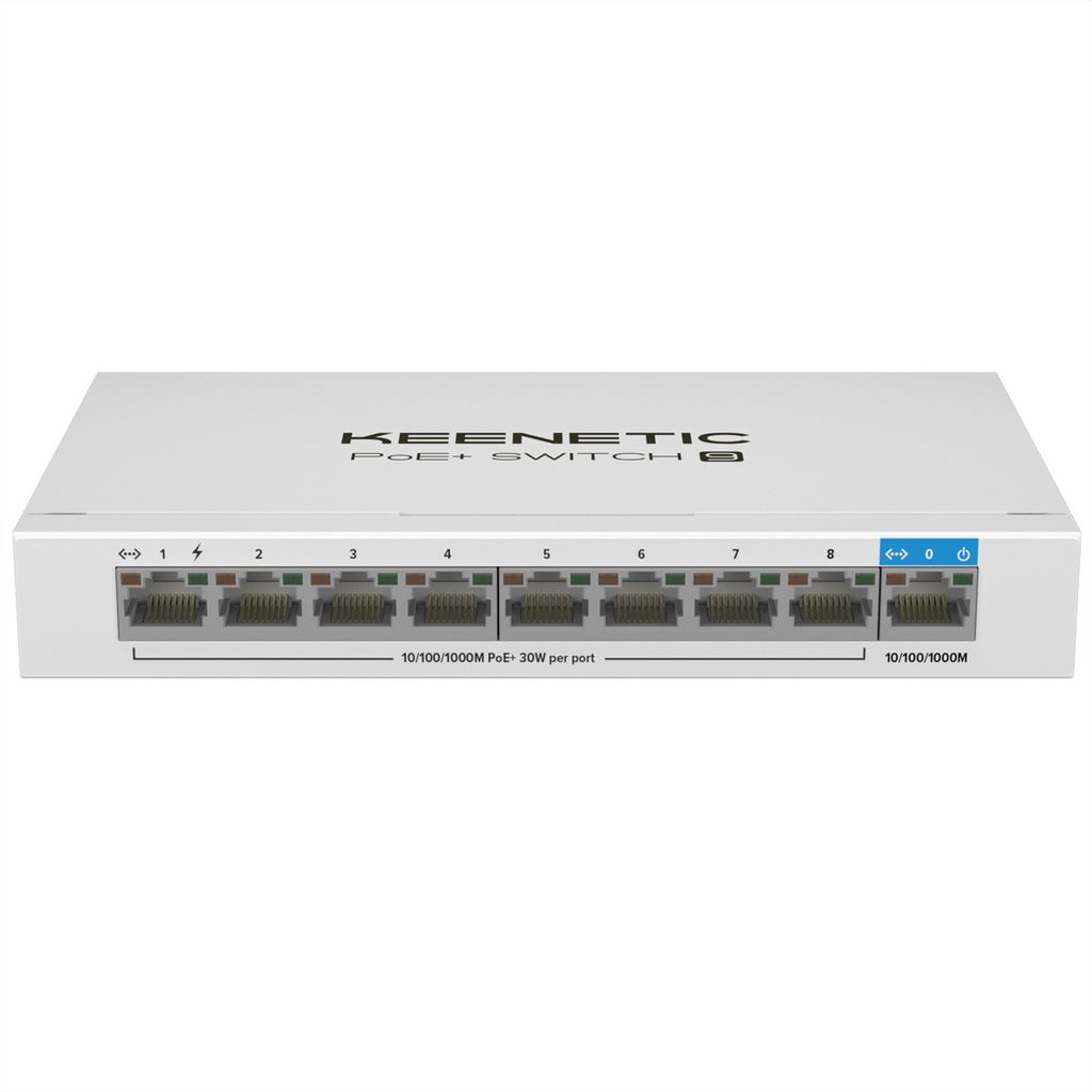 Keenetic PoE Switch 9 Gigabit 9 puertos Imagen del producto 