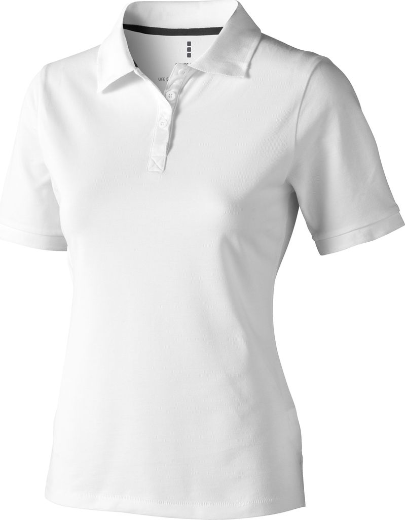 Elevate Calgary Kurzarm Damen Polo PF1817 (L) (Weiß)
