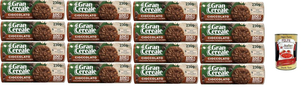 GranCereale Cioccolato 16x230g | Vollkornkekse mit Produktbild 