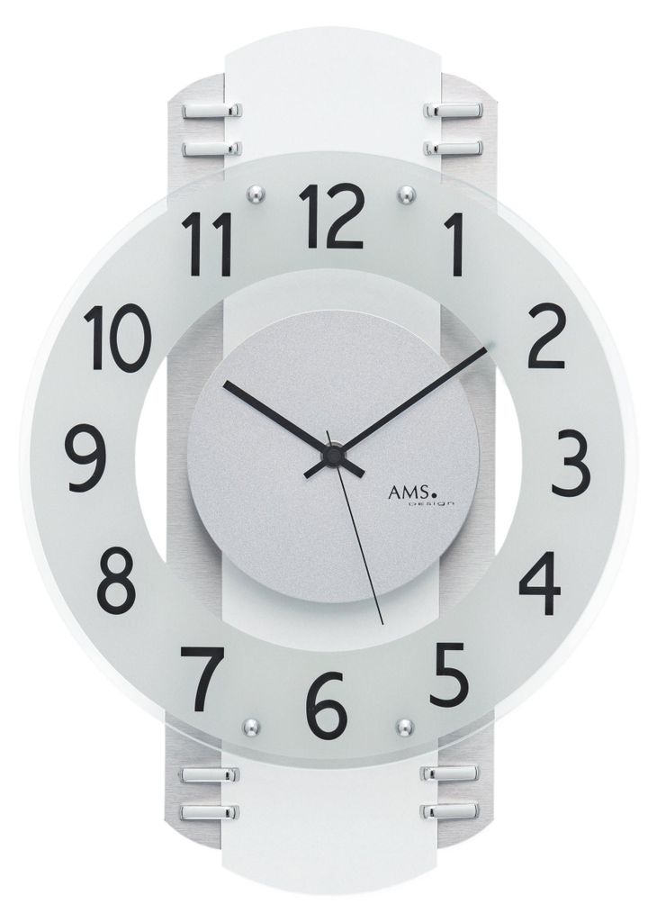 Orologio da parete AMS Funk 5617 - Cassa in legno. Immagine del prodotto 