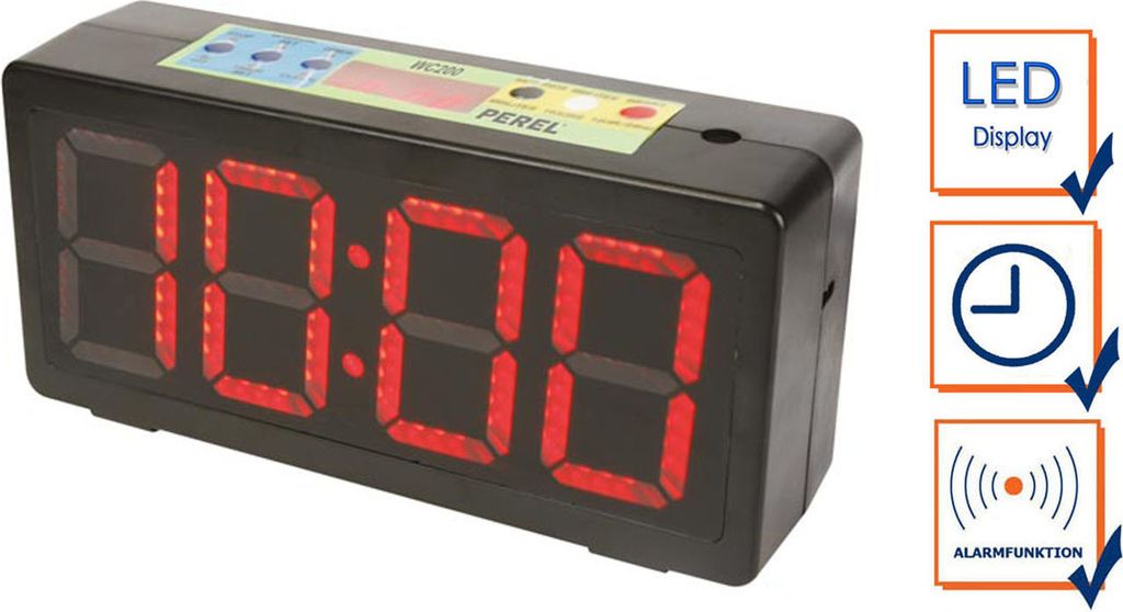 Uhr mit Stoppuhr/Countdown & Intervalltimer Produktbild 