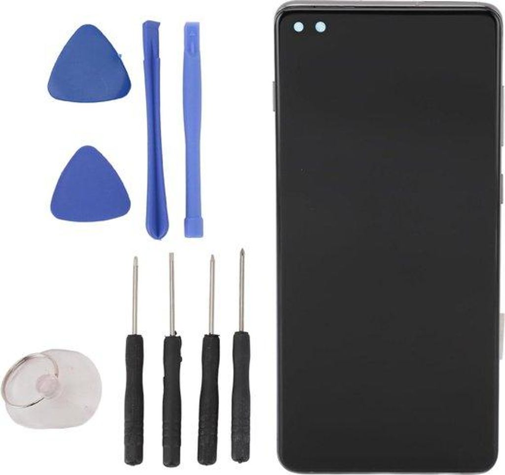 LCD-Schirm mit Touchscreen und Frame für Galaxy S10 Plus - Inklusive Reparaturwerkzeug - Ersatz für TFT Touch Digitizer Display.