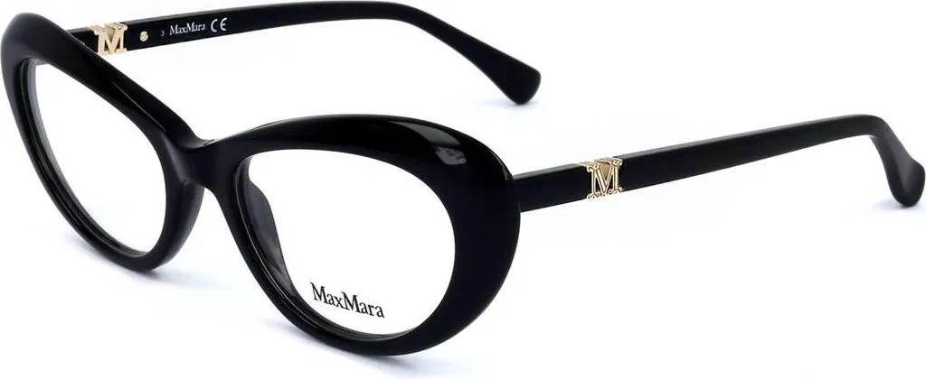 Lunettes de Vue pour Femme Max Mara MM5051 Noires Idéales Travail