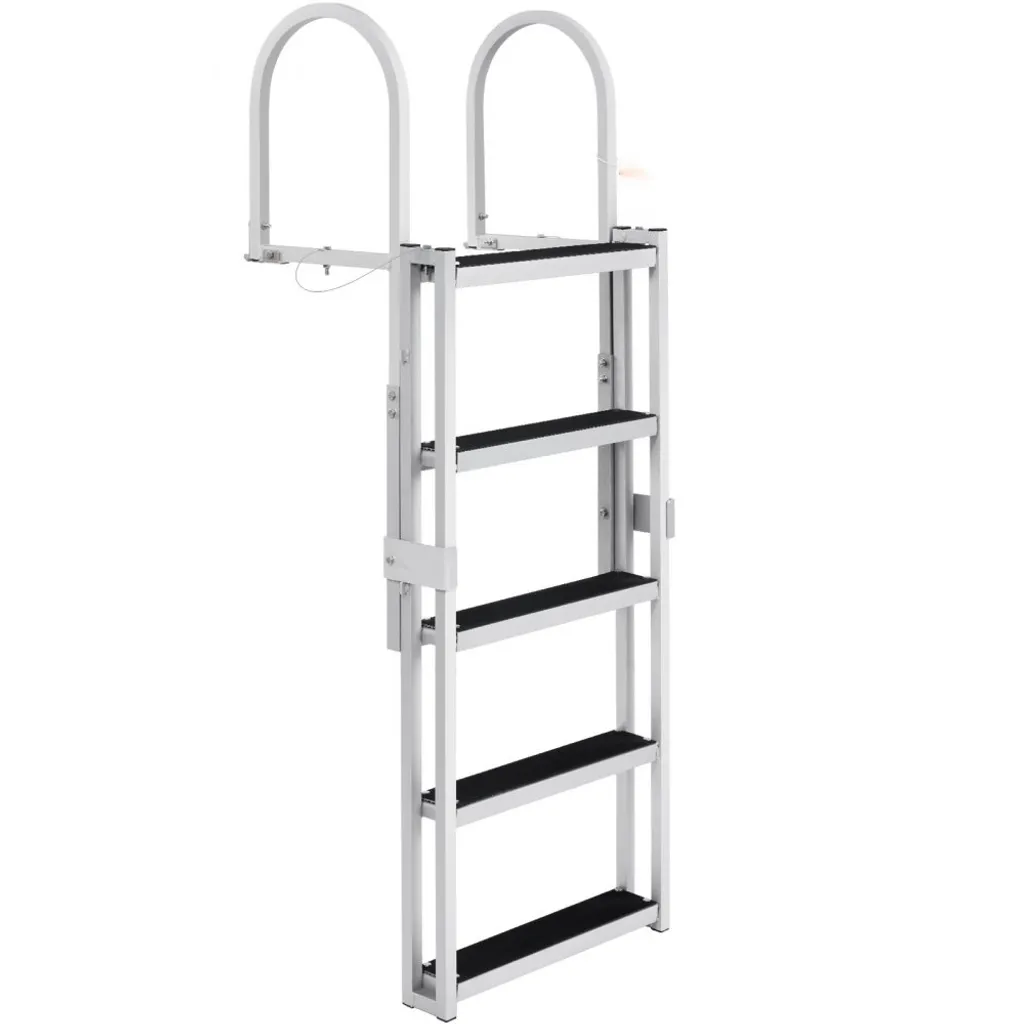Échelle aluminium réglable 2005mm avec marches rétractables et antidérapantes