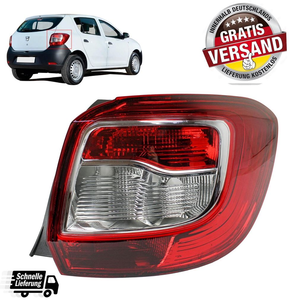 Rückleuchte Heckleuchte Rücklicht Für Dacia Sandero 2012-2016 265554085R Rechts