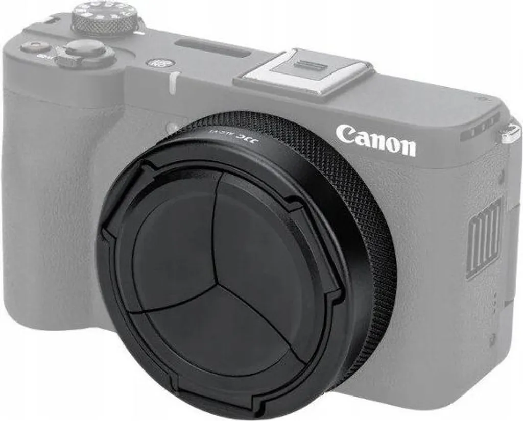 Bouchon d'objectif automatique ALC-V1 pour Canon PowerShot V1 Noir