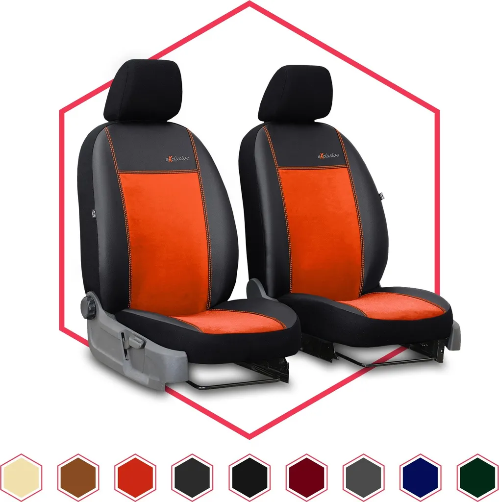 Coprisedili Ford Transit IV BUS 1+1 Arancio | Comfort e Stile Unico