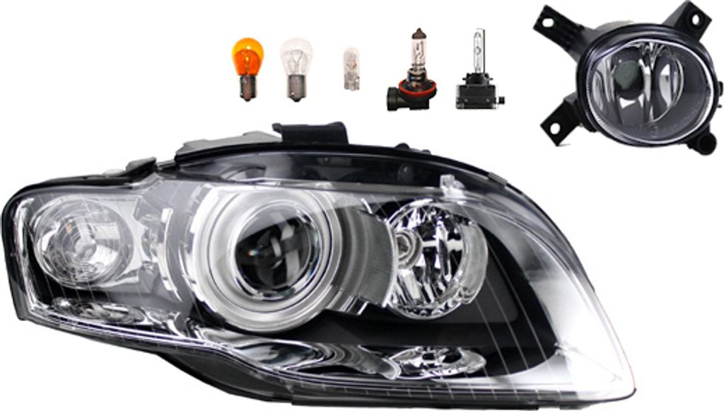 Johns, Scheinwerfer passend für Audi A4 8E 11/04-06/08 Xenon D1S R + Nebel+Leuchtmittel 8E0941030BM 8E0941004BM 8E0941700C 8E0941700E