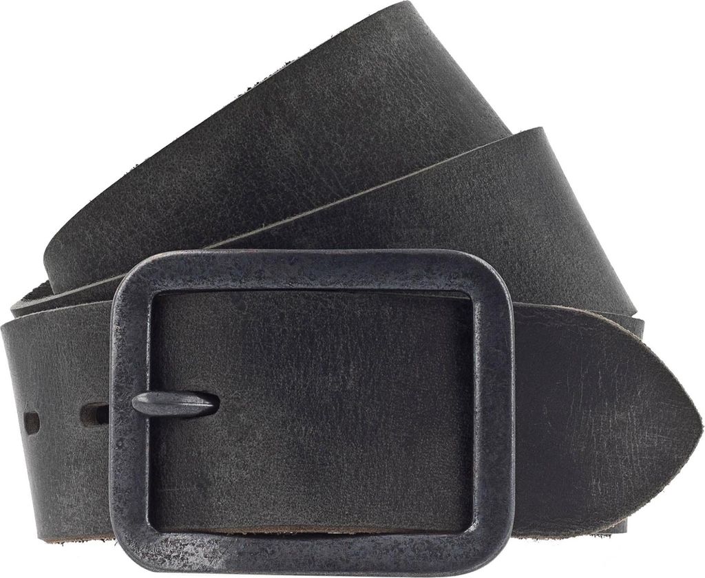 Vanzetti Leder Gürtel Leather Belt W100 Black schwarz