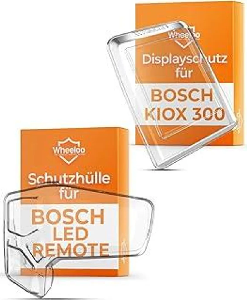 Set Protezione Display Bosch Kiox 300 e Remote WHEELOO | Trasparente