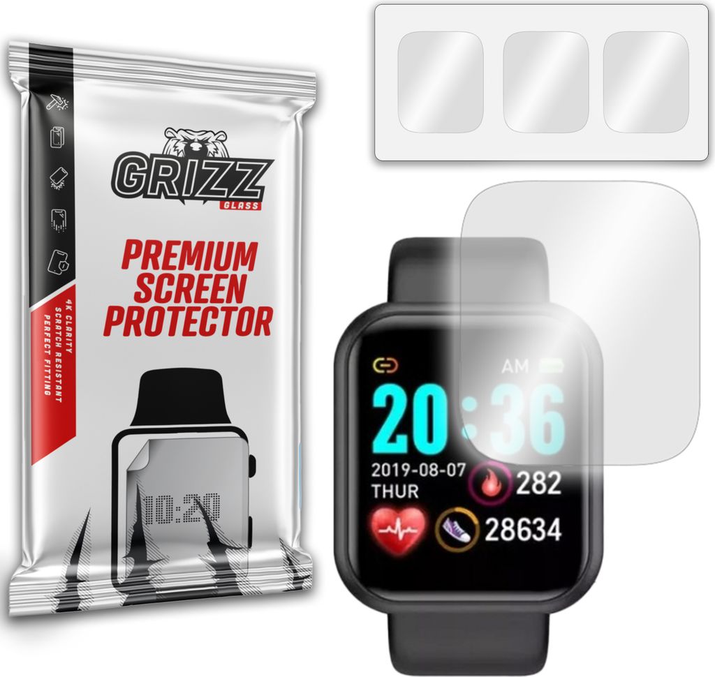 Hydrogel-Folie GrizzGlass Hydrofilm für Smartwatch L18