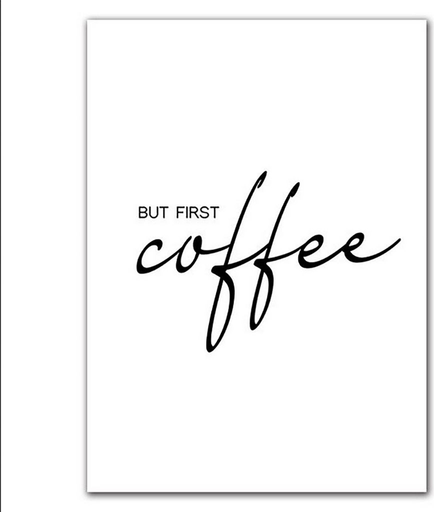 TPFLiving Kunstdruck LW-1732 (OHNE RAHMEN) Poster - Leinwand - Wandbild - Hochauflösender Giclée-Druck, langlebig und hochwertig - Guten Appetit!...