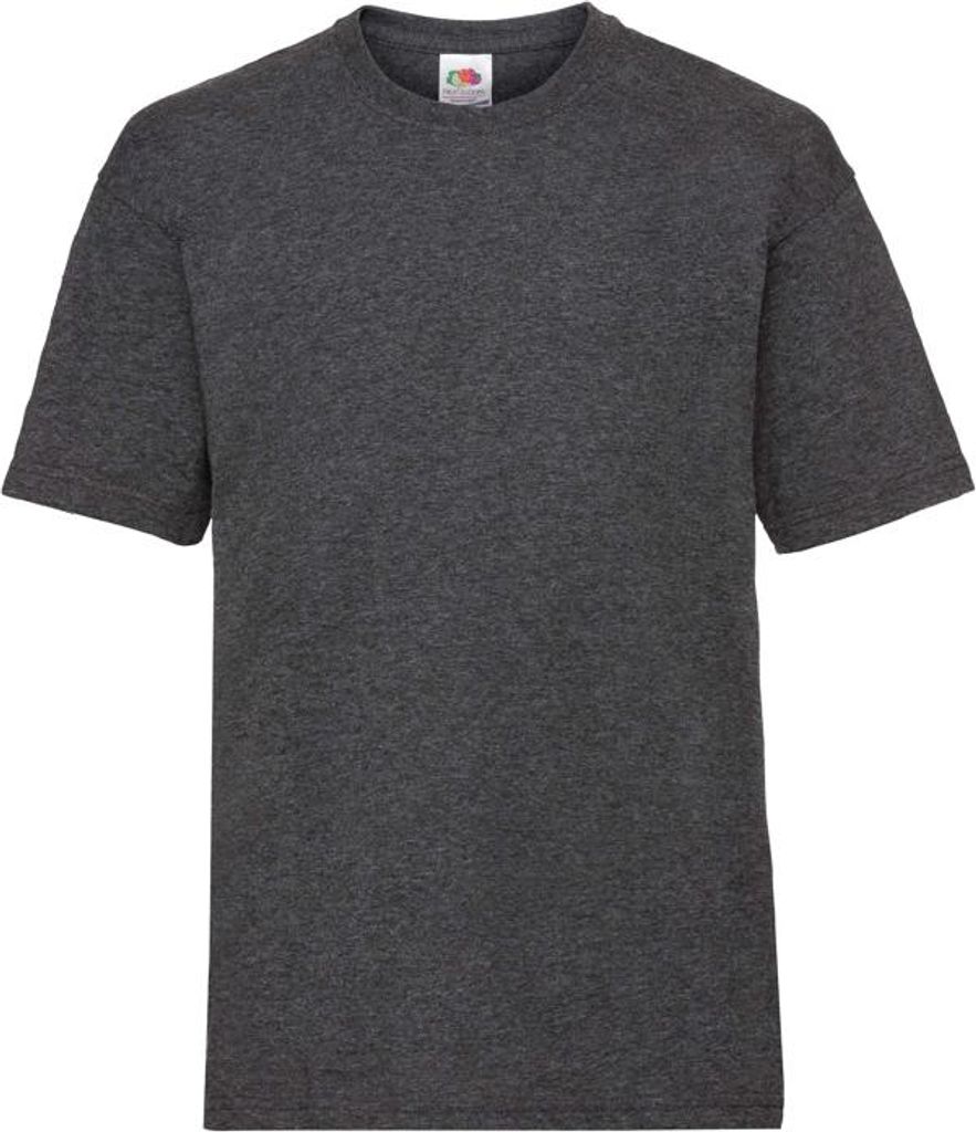 Kinder-T-Shirt, Kurzarm - FOL VALUEWEIGHT T/K - d.h.grey-Größe 12/13