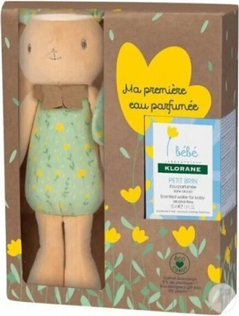 Klorane Petit Brin Set Baby Edt 50ml + Peluche Coniglio | Idea Regalo - 2