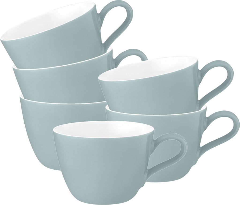 Seltmann Weiden Life Fashion Kaffeetasse 240 ml 6er Set Green Chic