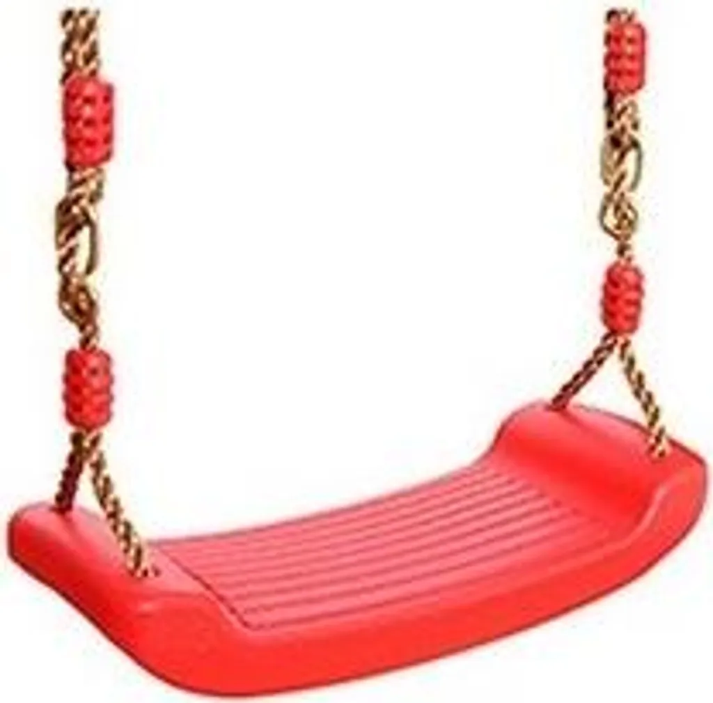 Swing Red rouge - Balançoire enfant pour portique de jardin extérieur