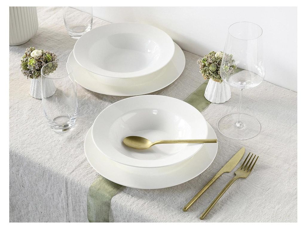 Creatable Tafelservice Fleur Royal weiß 12-teilig Produktbild 