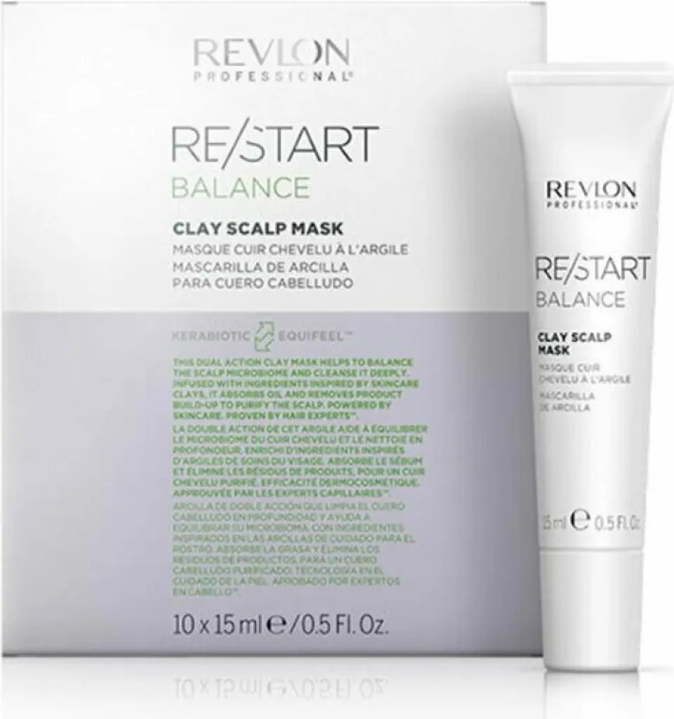 Revlon Re-Start Maschera per il cuoio capelluto all'argilla 10x 15ml
