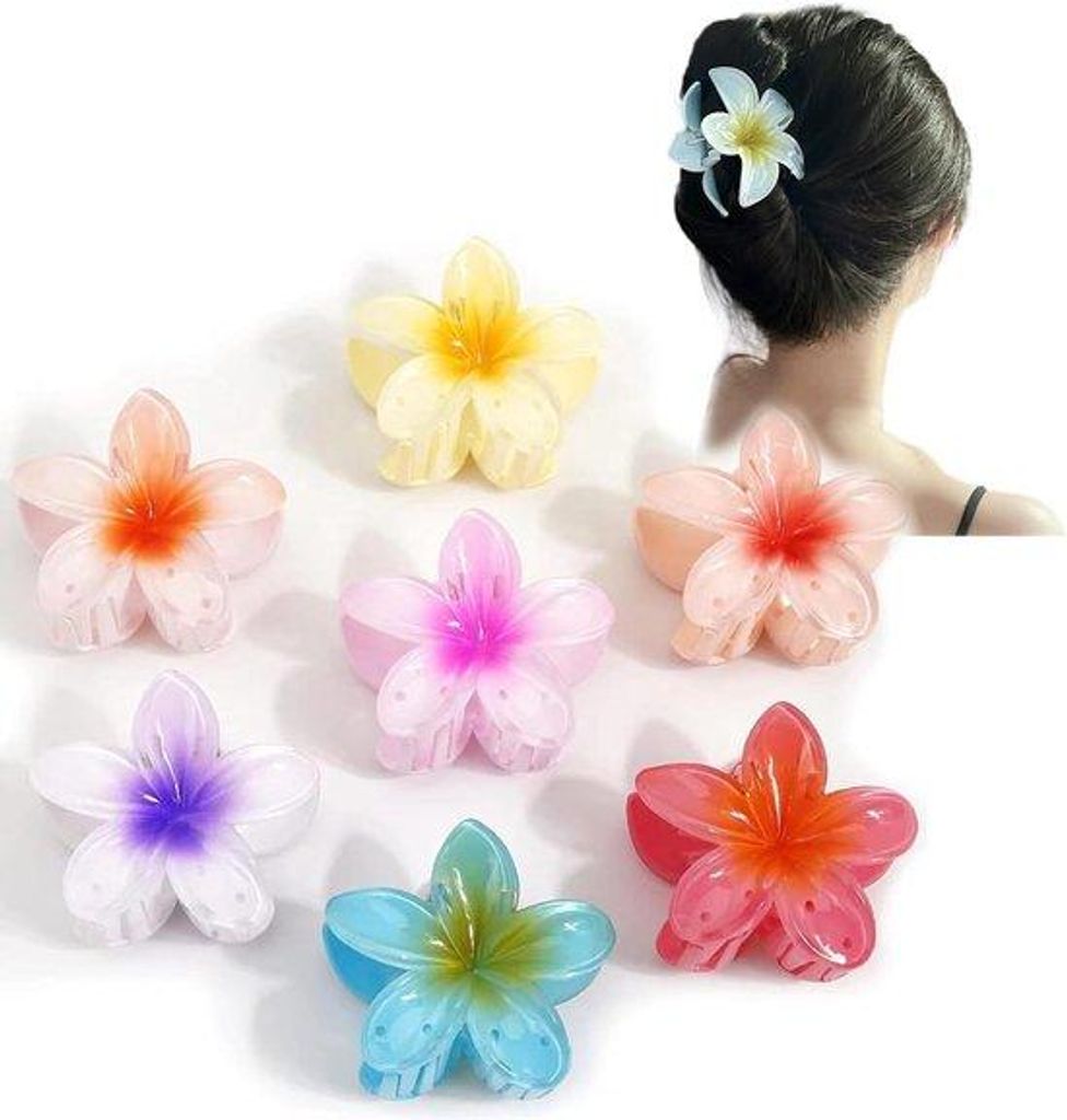 Haarspeld mit Blumen - Antislip Haarspeld mit Blumen für Halbdickes Haar - Stabile Fixierung - Damen und Mädchen Accessoire
