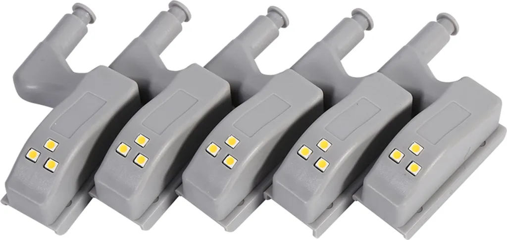 Luce Automatica per Armadi LED: 10 Pezzi Luce Calda per Mobili - 2