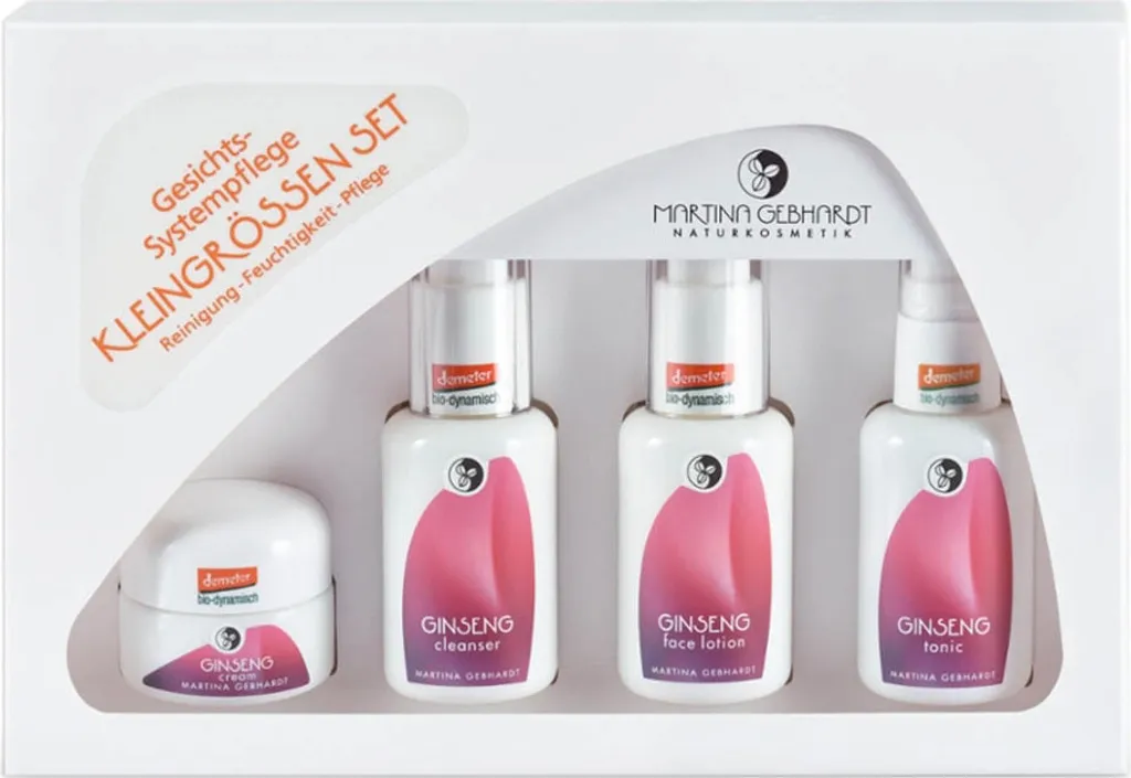 Set de soin au ginseng petite taille pour voyage et routine éclat