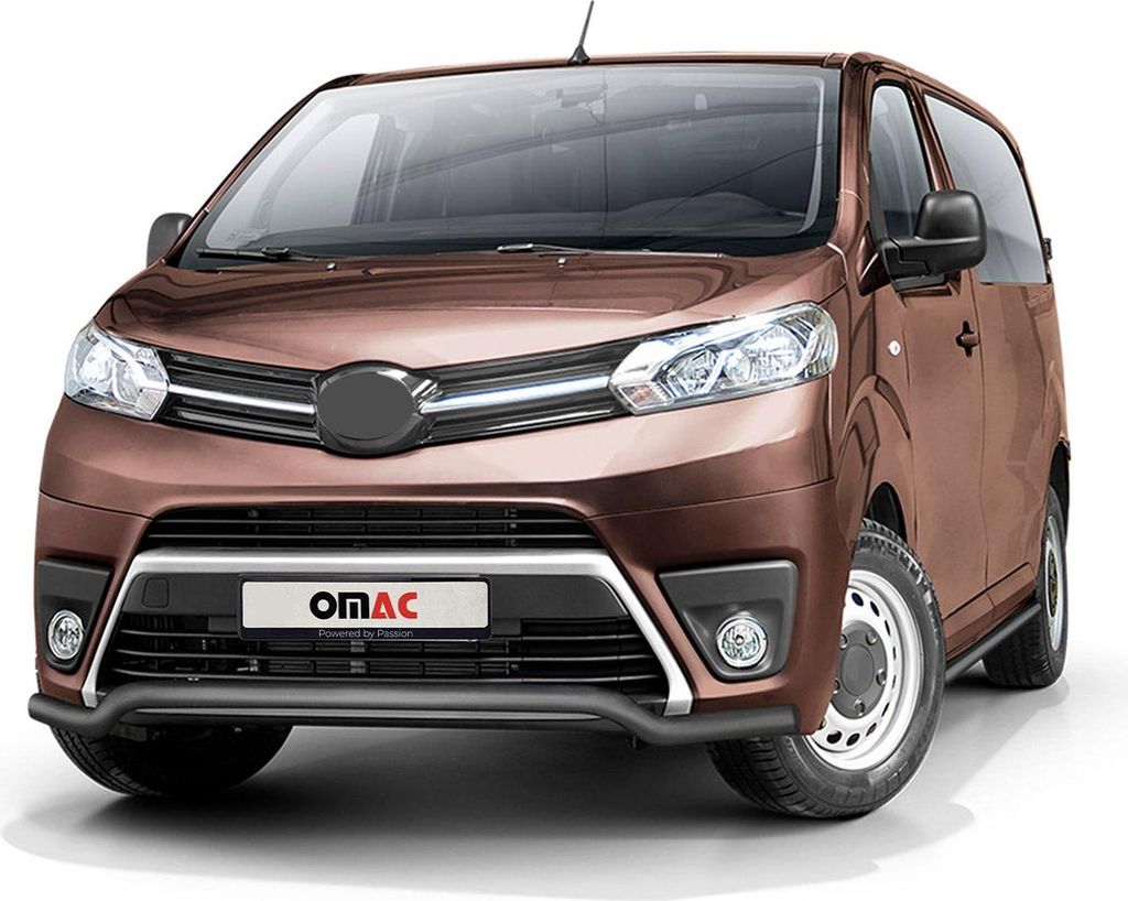 Frontbügel Frontschutzbügel Schutz für Toyota Proace 2016-2022 ABE Stahl Schwarz