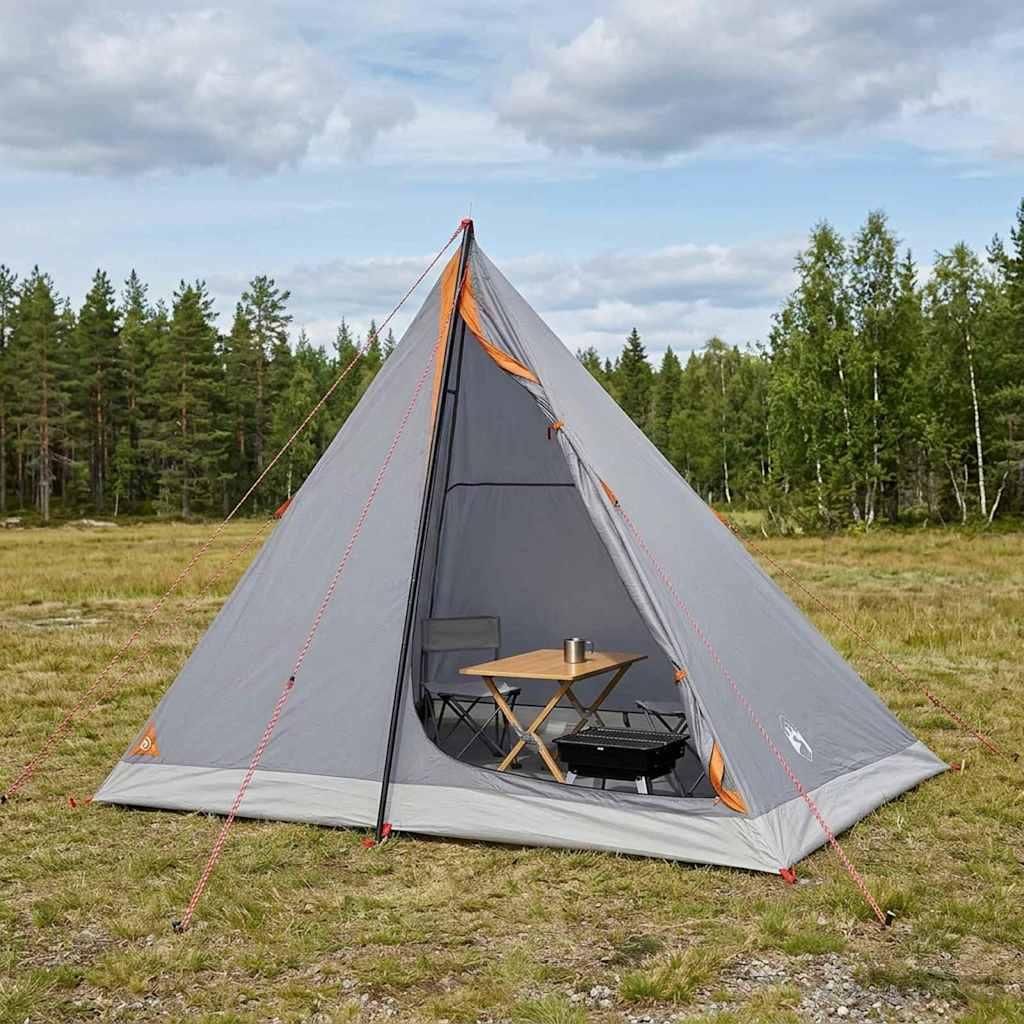 Möbel Trekkingzelt Grau und Orange 2-Personen - Campingzelte CC2118