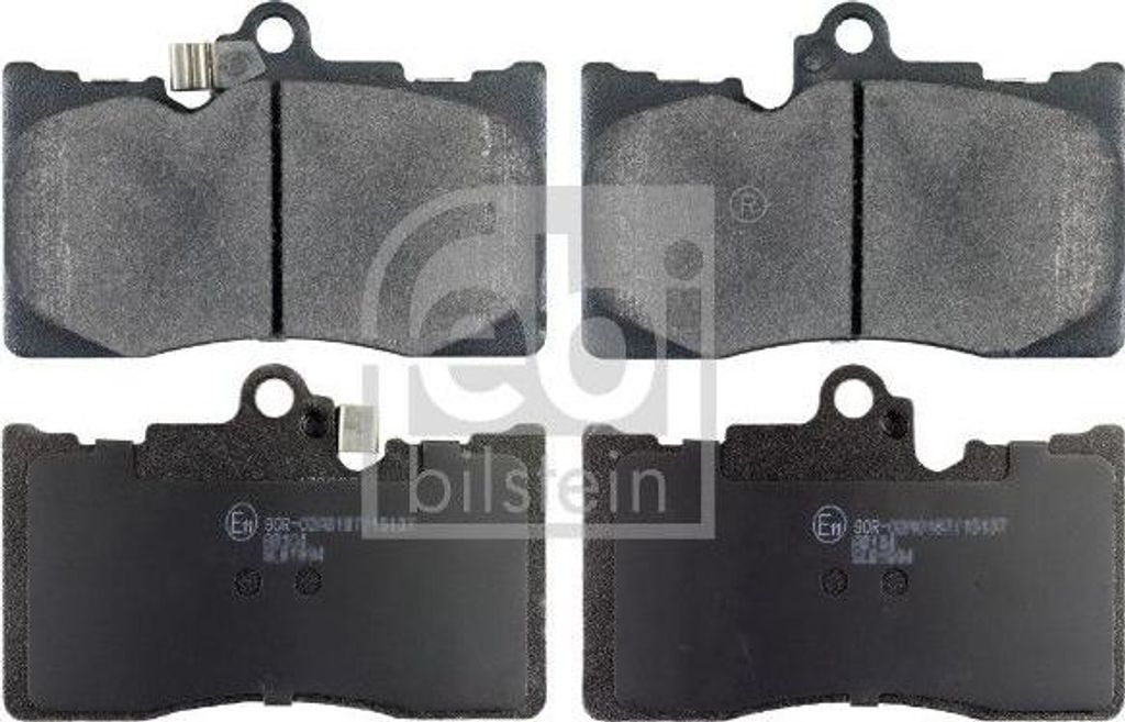 FEBI BILSTEIN 170668 Bremsbelagsatz, Scheibenbremse OE 0446522340 kompatibel mit GS, RC