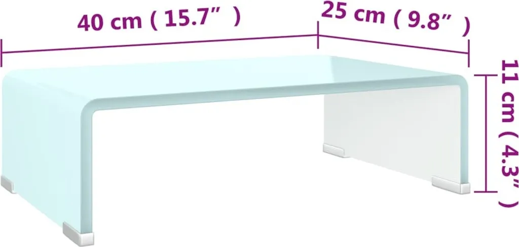 Support de Moniteur Ergonomique Vert 40 cm pour Écran PC et Télévision - 6
