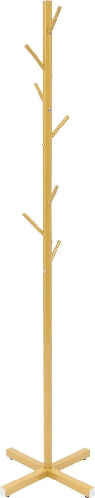 Appendiabiti a Albero Oro - Stand Autoportante 7 Ganci Design Moderno