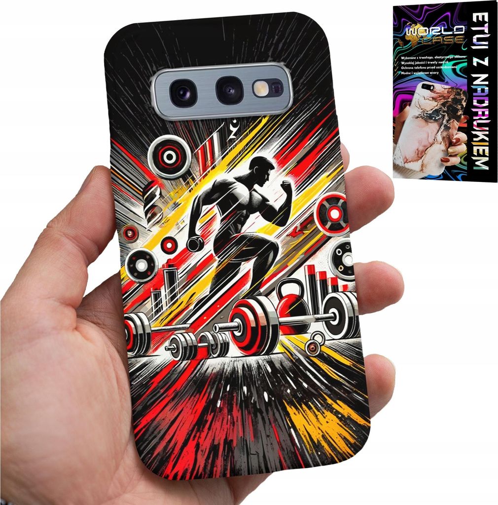 Fall Für Samsung Galaxy S10E - Fitnessstudio Bodybuilding Hanteln Fitness