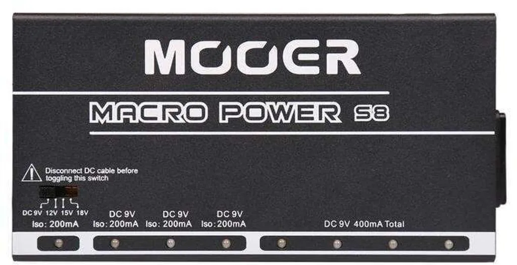 Adaptateur de courant MOOER Macro Power - Bloc pour effets de guitare
