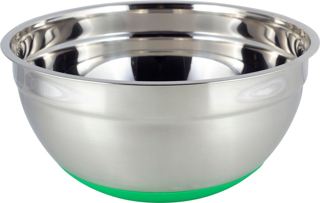 Schüssel 28 cm Edelstahl SILIKONBODEN KAMILLE Produktbild 