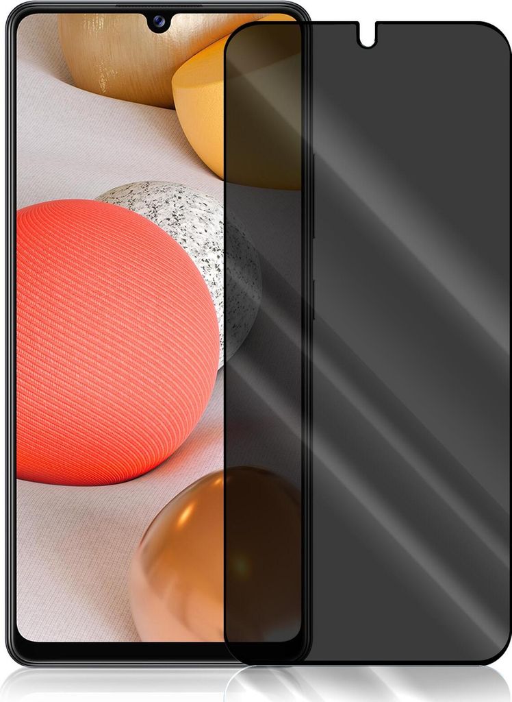 Anti Spy Panzer Folie für Samsung Galaxy A42 5G Privacy Displayschutzfolie Sichtschutz Glasfolie Schutzglas