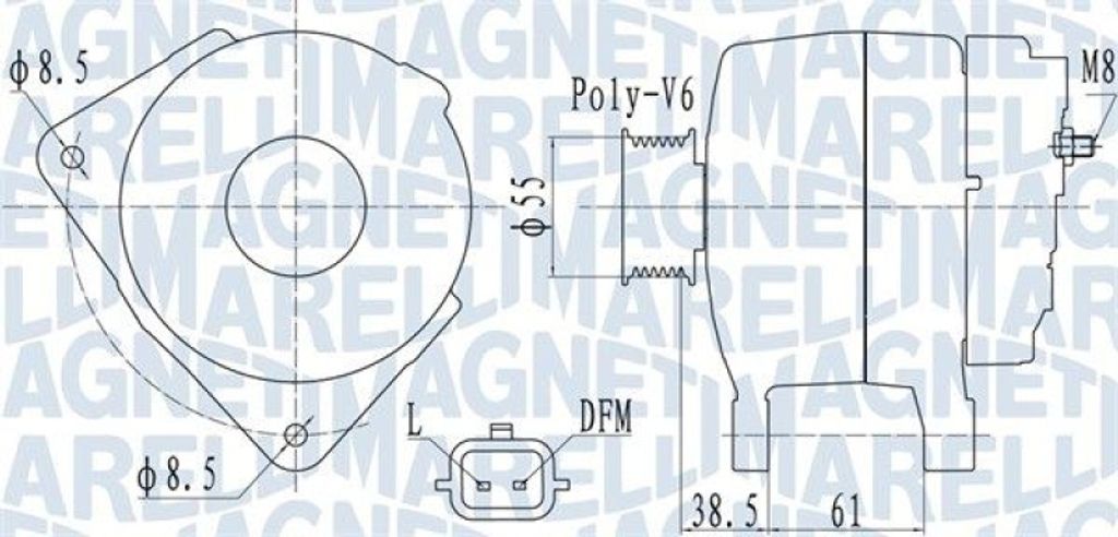 MAGNETI MARELLI Generator 063732098010