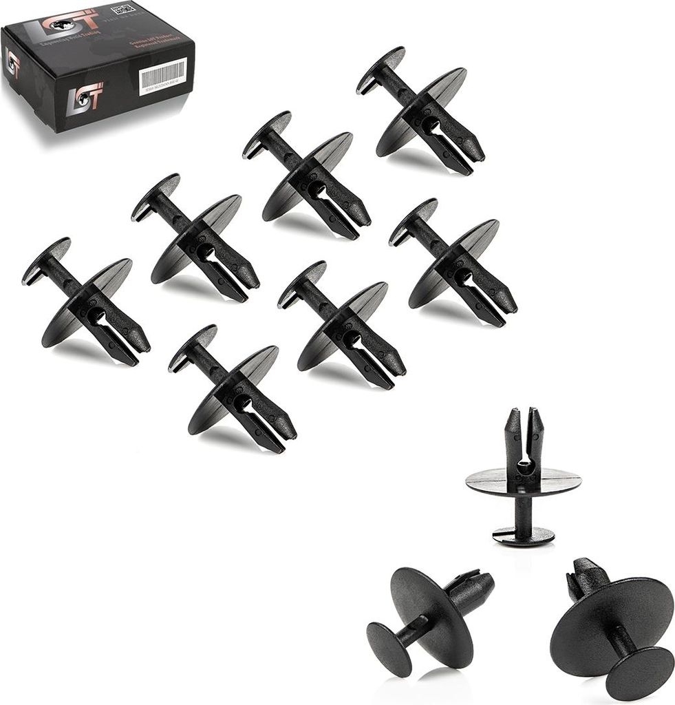 10x Schalldämmung Trennwandquerträger Clips für Citroen C4 Peugeot 206 206+ 3008