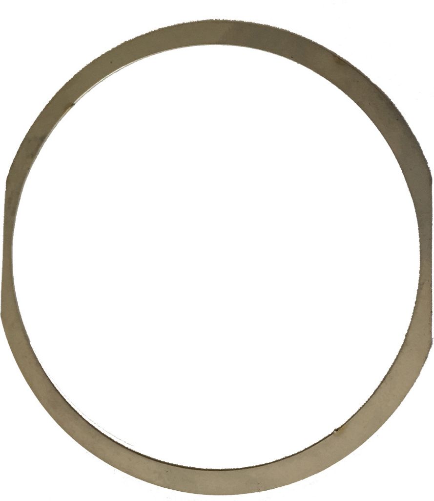 Reparaturring Edelstahl Trockenbau - 0,5 mm stark - 1 fach - für Hohlwanddose