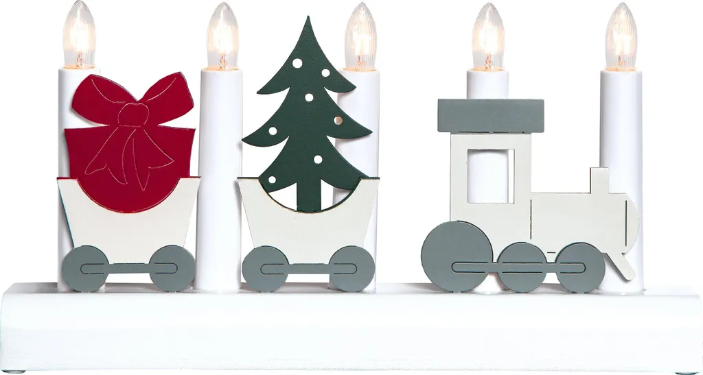 Pont de Noël Julia 5 Bougies : Éclairage de Fête Sûr et Multicolore