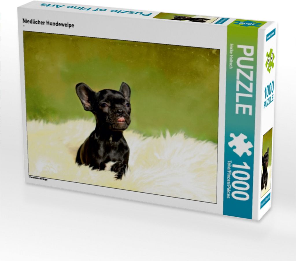 Calvendo Niedlicher Hundewelpe 1000 Teile Puzzle quer 640x480mm, Hultsch Heike; 7287702