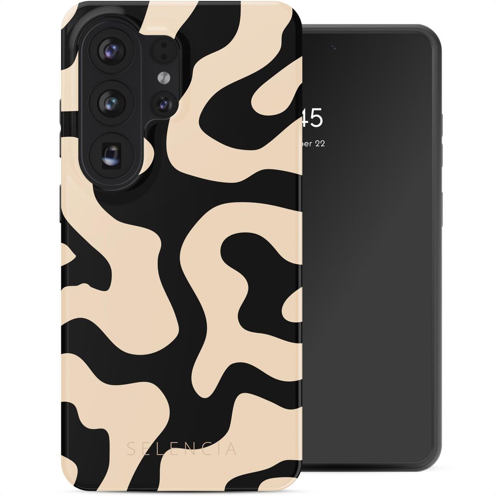 Selencia Vivid Rückabdeckung mit MagSafe Samsung Galaxy S26 Ultra - Art Wave Black