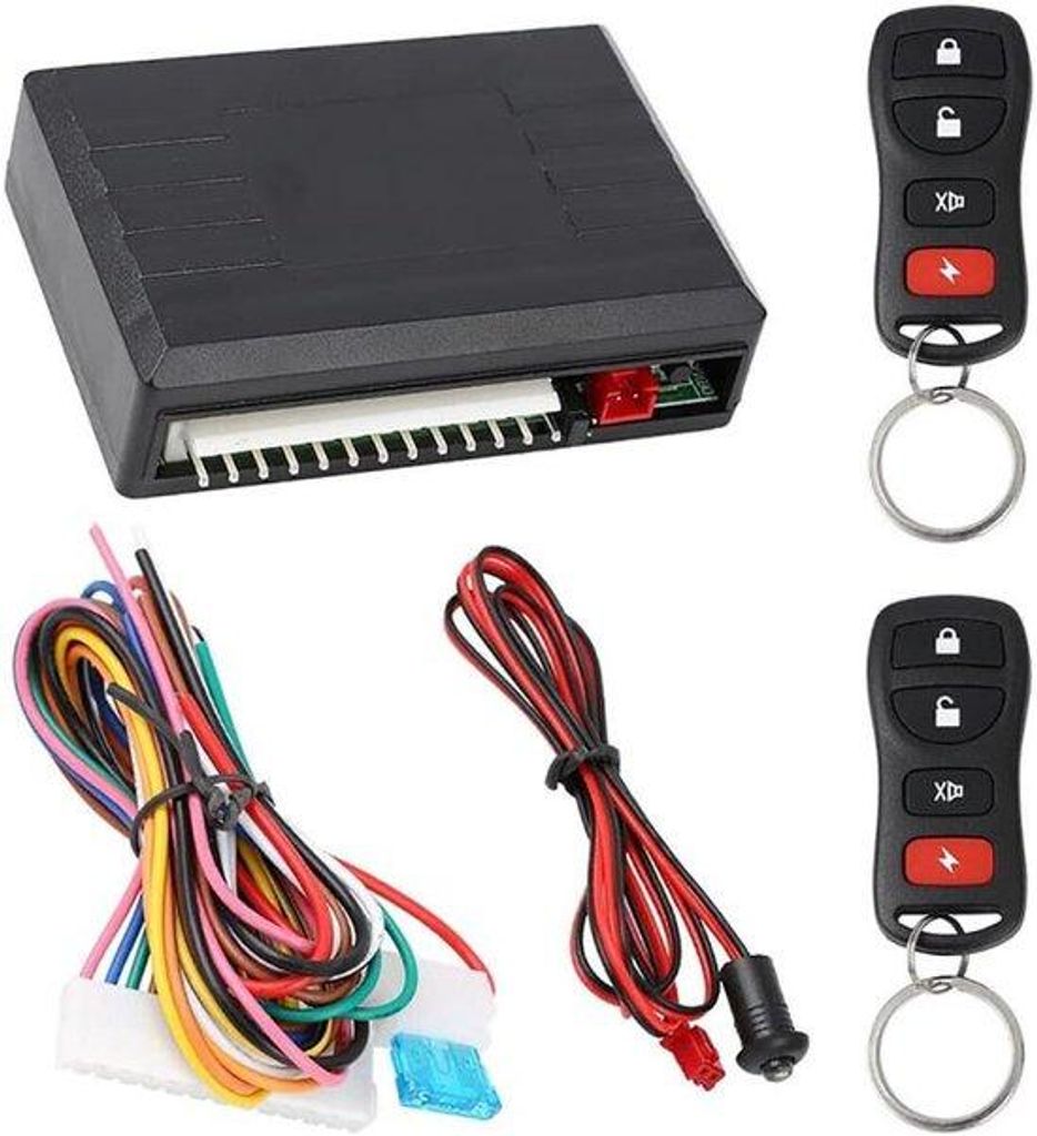 Auto-Remote Bedienung mit 4-Tasten-Türschloss und Keyless Entry - Für Fahrzeuge - Mit Lautsprecher-Kontrollfunktion