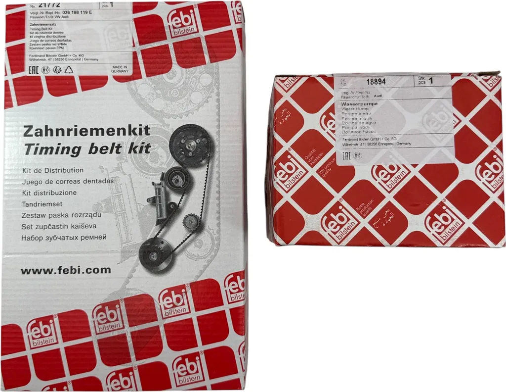 Évitez la Casse Moteur avec le Kit Distribution + Pompe à Eau Febi 1.4